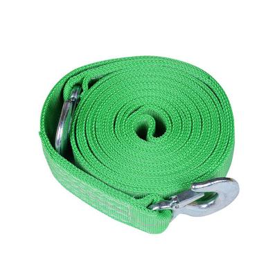 China Anti slip and wear-resistant 10t, 6m, 50cm wide, thickened double-layer self driving traction rope, emergency rescue vehicle trailer rope for sale