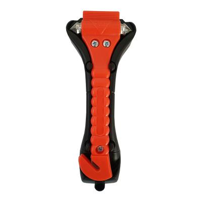 China Large impact force Two in one life-saving emergency hammer for vehicles, fire escape hammer, multi-function vehicle window breaker for sale