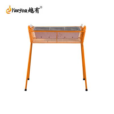 China Outdoor Adjustable Height Charcoal BBQ Grill With Heat Insulation Net BBQ Grill Safety Removable BBQ Grill en venta