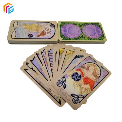 China Entertainment Divination Tarot Top Selling Custom Colored Printing Deck Card Pack Printing Tarot Cards With Personnalized for sale