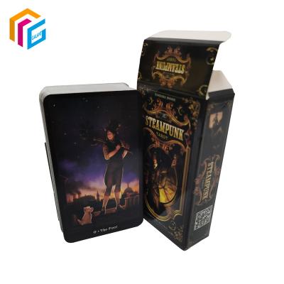 China Custom Original Rider Waite Tarot Spreads Oracle Deck Cards Print Decks Entertainment Divination Tarot Cards Print with Matt Vanishing for sale