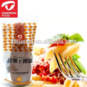 China first class chili radish sauce 150ml seasoning 100g for sale