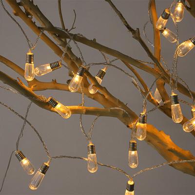 China Retro light string LED light cadena de luces decorative photography props indoor outdoor solar string lamp for sale