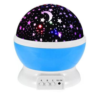 China Solar Powered Decoration String Lights Night Sky Baby LED Star Night Rotating Light Projector for Kids for sale