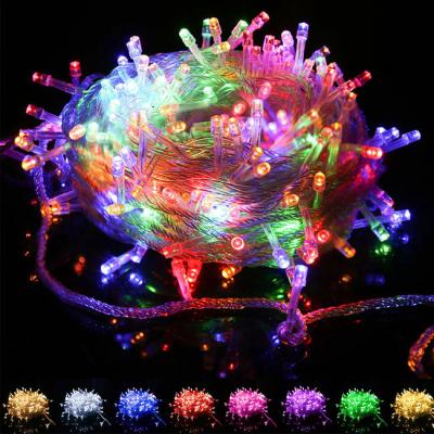 China Light Warm Fairy Wedding Holiday Party White Christmas Decoration Customs Lead Outdoor Lighting for sale