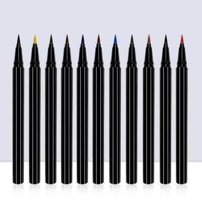 China Waterproof Matte Waterproof Smooth Colorful Cosmetics Eye Liner Liquid Eyeliner 20 Colors Lip Pencils for sale