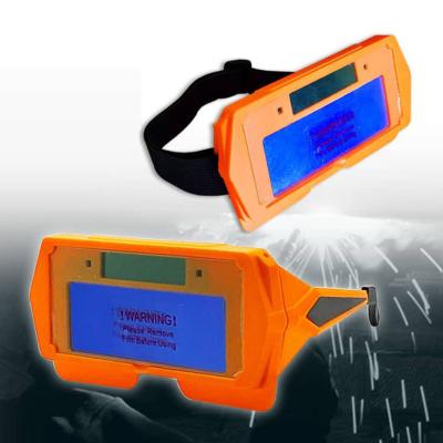 China Wholesale Electronic Safety Glasses Round Automatic Darkening Welding Goggles With Helmet 23cm*23cm*32cm for sale