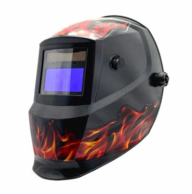 China 5-8/9-13 Solar Shade Welding/Cutting/Grinding Material Adjustable Safety EN166/1/6 Automobile Welding Tarnish Helmet 23cm*23cm*32cm for sale