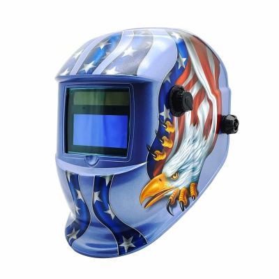 China Smart Helmets Skull Welding Cap Welding Arc Welder Helmet Auto Tarnish Heat Resistant Head Mounted Auto Tarnish Welding Helmet 110mm*90mm*9mm for sale