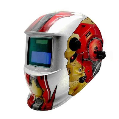 China Welding Cap True Color Sight Welding Masked New Professional Hot Items China Head Mounted Auto Darkening Welding Helmet 110mm*90mm*9mm for sale