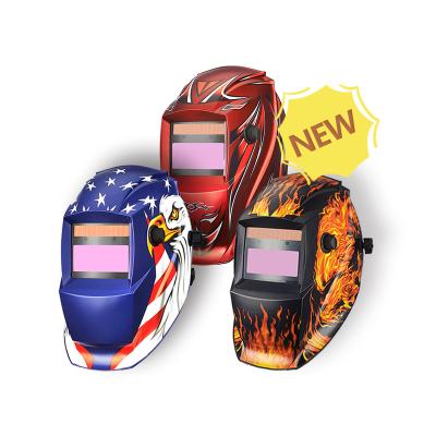 China factory cap welding helmets wholesale auto darkening directly welding auto darkening welding helmet 110mm*90mm*9mm for sale