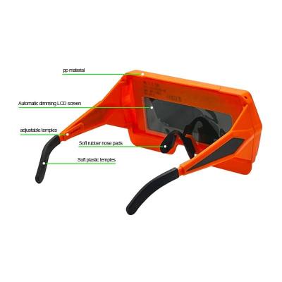 China Custom Auto Tarnish Welding Goggles With 2 Arc Sensors Welding Mask Helmet Face Mask Welder With Eye Shield 23cm*23cm*32cm for sale