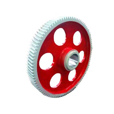 China Industrial Industrial Metal Casting Large Diameter Steel Large Tooth Gear Wheel for sale