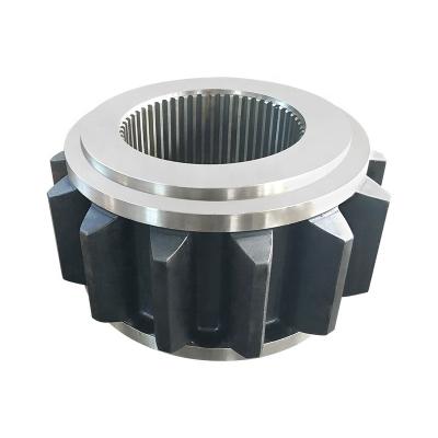 China Factory OEM Large Modulus High Strength 35CrMo Alloy Steel Forged Ball Mill Drive Large Tooth Sprocket for sale