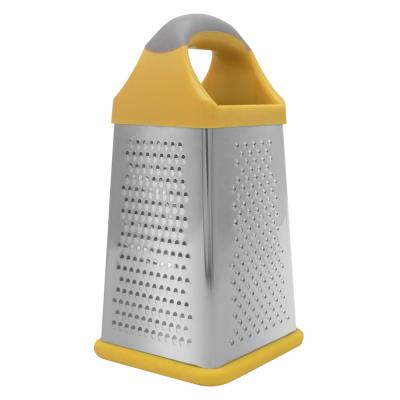 China Durable Comfortable ABS Handle Stainless Steel Rotary Cheese Grater for sale