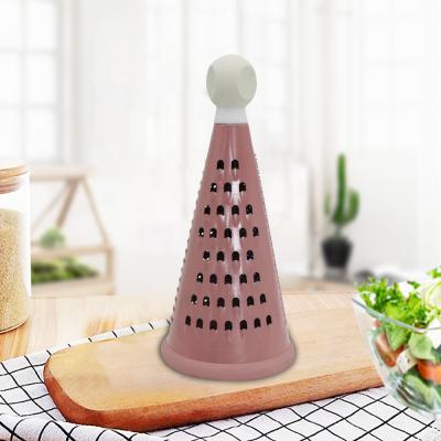 China Sustainable Round Sided 9 Inch Stainless Steel Potato Fruit Cheese Ginger Garlic Cheese Vegetable Avocado Grater for sale