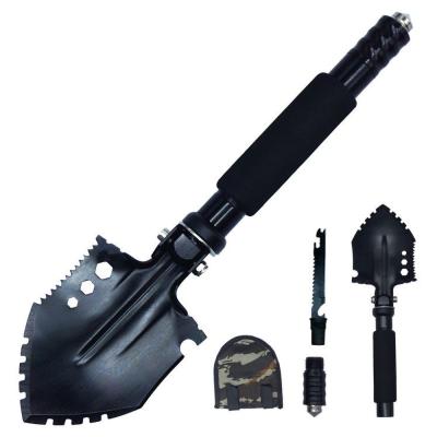 China Mini Folding Military Multifunction Stainless Steel Camping Shovel Garden Survival Outdoor Shovel for sale