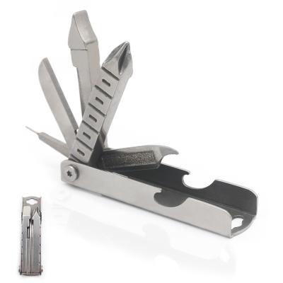 China Multi Functional Multi Functional Stainless Steel Bottle Opener Mini Army Multitool for sale