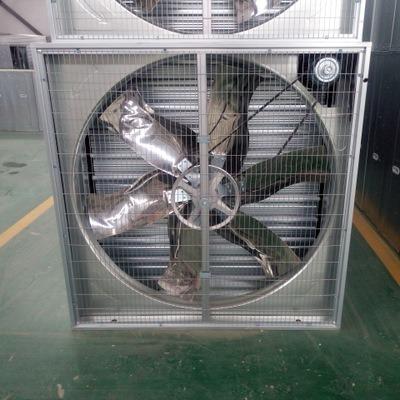 China Poultry Farms Greenhouse And 380V 900MM Industrial Galvanized Heavy Duty Poultry Farming Exhaust Fan Type Wall Mounted Ventilation System for sale