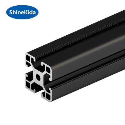 China Industry 4040 Black Anodic Oxidation Aluminum Extrusion Profile T-slot for sale