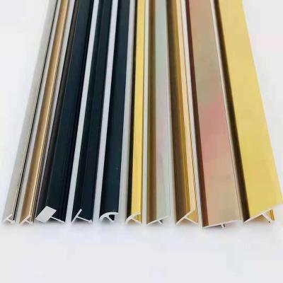 China Industry Aluminum Alloy 6mm 8mm T Shape Patch Panel Decoration Strips Profile for sale