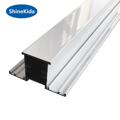 China Industry hot sale aluminum alloy silver led light profile 50mm for sale