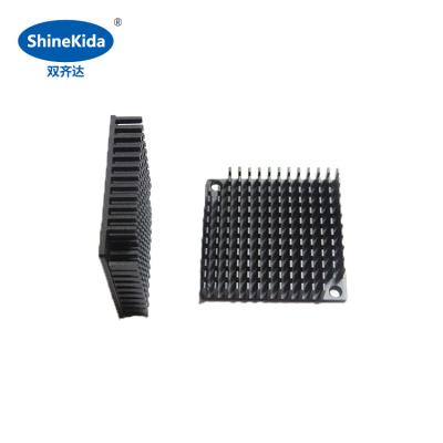 China Industry Thermal Paste For Led Lights Heatsink Stock Black Anodized Small Aluminum Heatsink for sale