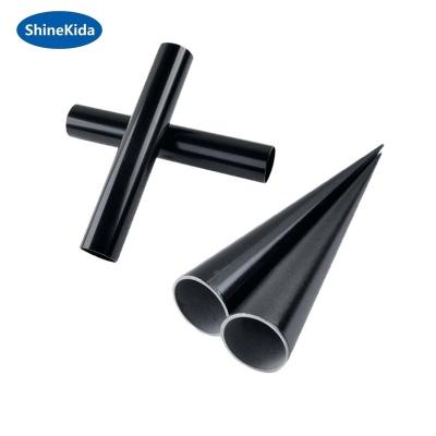 China Pipe Profile Constructure Powder Coated Aluminum Tubes Customized Bicycle Frame Diameter for sale