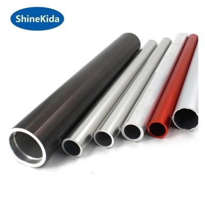 China Pipe Profile Constructure Powder Coated Aluminum Tube Customized Diameter For 2020 Year for sale