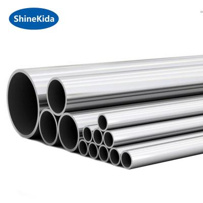 China Pipe Profile Constructure 20 21 23 24 25 28 50 Mm Diameter Aluminum Round Extrusion Tubes for sale