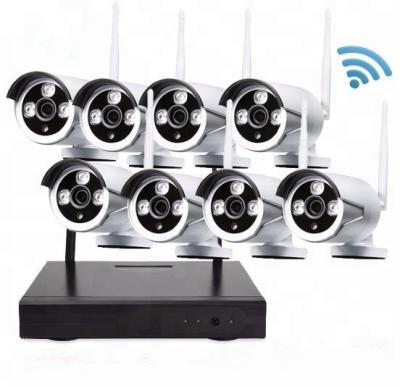 China 8CH NIGHT VISION home cctv surveillance nvr kit 720P security camera system radio for sale