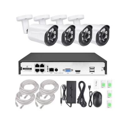 China SACAM NIGHT VISION hd 1080p 48v 4ch security camera cctv poe nvr kit for sale