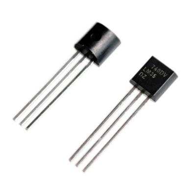 China TO-92-3 4V-30V LM35DZ Through Hole Digital Temperature Sensor Chips LM35 LM35DZ for sale