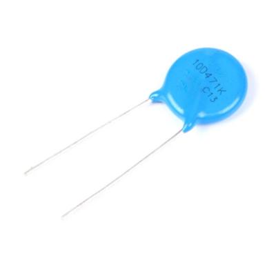 China Spikes 10mm Lead 470V MOV 10D Series Radial Varistor Suppression Internally Produced Piezoresistor 07D220K 20D471K 10d471 10D471K for sale