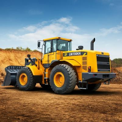 China New 7 Ton Wheel Loader LW700KN With 4.2m3 Rock Bucket ZF Gearbox For Mining for sale