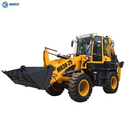 China Bucket Digging Depth 4082mm MR30-25 4x4 Mini Excavator Backhoe Loader for sale