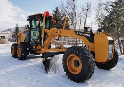 China 190hp Motor Grader Machine 4180D 3960mm Blade For Snow Removing In Russia for sale