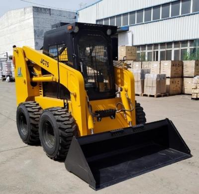 China 1050kg Skid Steer Loader JC75 55kw with 0.5m3 bucket Sale in Zambia for sale