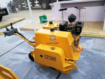 China 800kg Hydraulic Walk Behind Double Drum Mini vibratory Road Roller for sale