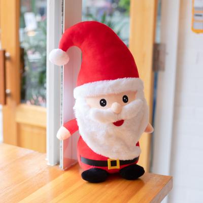 China 2020 New Stuffed Cartoon Santa Claus Doll Plush Toy Elks Doll Children for sale