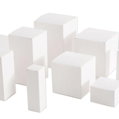 China Disposable High Quality Control Small Paper White Gifts Box Packaging Paper Cardboard Storage Box for sale