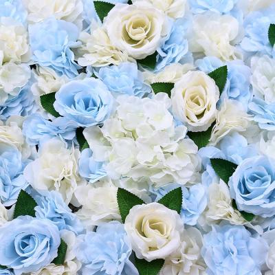 China Home Decoration/Festival/Valentine's Day/Wedding/Rose Artificial Flower Wall Wedding Stage Background Rose Wall Backdrop Artificial Flower Peony Artificia and Finish White for sale