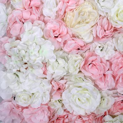 China JM-003 Rose Flower Wall For Wedding Artificia Home Decoration/Festival/Valentine's Day/Wedding/Customizable Finished Artificial Rose Wall Backdrop Artificial Flower for sale