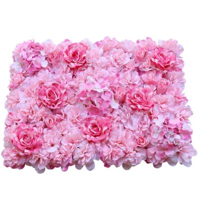 China Home Decoration/Festival/Valentine's Day/Wedding/Floral Decorative Silk Rose Panel For Wedding Decoration Artificial Zoye Floral Wall Silk Flower Panels Artificia Flower Wall Backdrop for sale