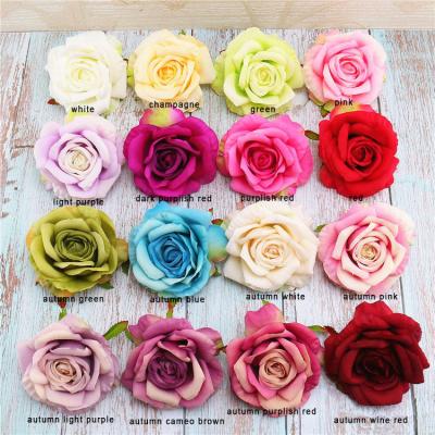 China Home Decoration/Festival/Valentine/Wedding/Floral Arrangement Multicolor Rose Flower in Rose Head Arrangement Wedding Decoration Floral Fashion simulation for sale