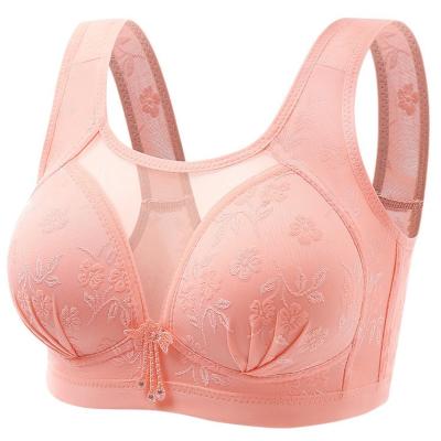 China Women's Breathable Bras For Women Plus Size Vest Lingerie Thin Bra Full Cup Lift Up Seamless Bralette Plus Size Women's Underwear Large for sale