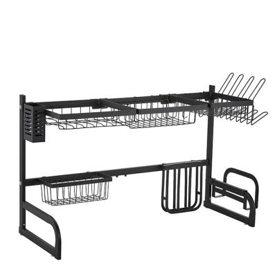 China New Arrival Sustainable Kitchen Rack Kitchen Shelf Household Products Dish Chic Dish Rack for sale