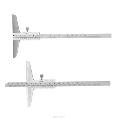 China Size/Depth Factory Supply Hot Price Stainless Steel Depth Gauge Vernier Caliper for sale