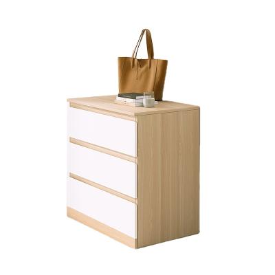 China Three Drawer Furniture Modern Living Room Storage Simple Design Wooden Multifunctional Storage Cabinet for sale