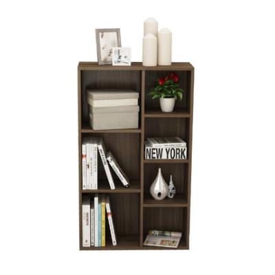 China Modern Living Furniture Storage Foldable Hot Selling Simple Book Shelves Case Wooden Design for sale